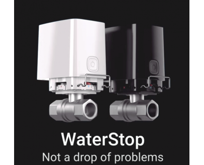 Беспроводной кран с дистанционным управлением Ajax WaterStop Jeweller 1/2" White (Белый)
