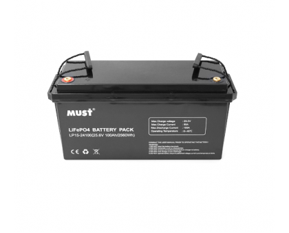 Аккумуляторная батарея Must LiFePO4 LP15-24100 25.6V 100Ah