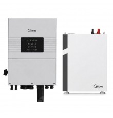 Комплект Midea MEI2-HS6L 6 кВт 220В + АКБ LiFePO4 MEB2-B5L-RA 5kW.h