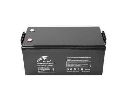 Аккумуляторная батарея Ritar LiFePO4 25,6V 200Ah 5120Wh BMS100