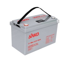 Аккумулятор LiFePo4 SAKO Li-Max 12,8V 100Ah BMS 6000 циклов