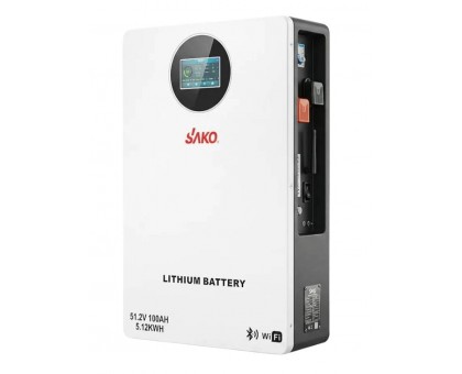 Аккумулятор LiFePo4 SAKO Li-SUN SK-51.2V 100AH ​​Wi-Fi
