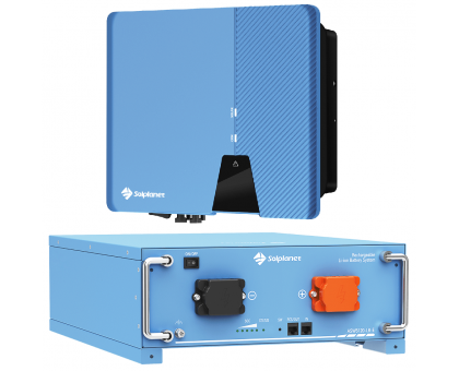 Комплект ﻿Solplanet гибридный инвертор ASW600 6K-S-G2 6KW-48V + АКБ Solplanet ASW5120-LB-E