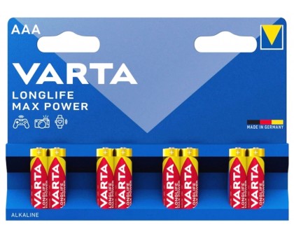 Щелочная батарейка VARTA MAX POWER Alkaline LR03 AAA