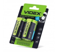 Батарейки щелочные Videx LR20/D BLISTER CARD 2 шт 4820118291628
