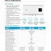 Бойлер горизонтальный квадратный Mixxus EWH-14050 CUBE WET(Н) 50 л мокрый Тен 2 кВт (WH0614)