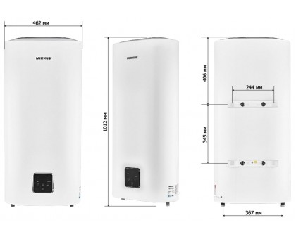 Бойлер плоский MIXXUS EWH-10050 FLAT DRY 50 л (WH0597)