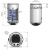 Комбинированный водонагреватель Thermo Alliance CWH 10044 4S L 100 л