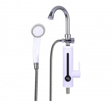 Кран смеситель проточный с душем WEZER SDR-B18TR 3,3 кВт 1056480