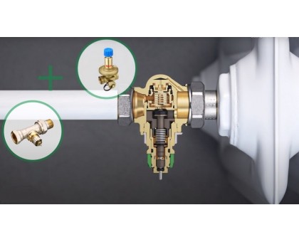 Клапан кутовий Danfoss Dynamic Valve RA-DV 15 1/2"-1/2" (013G7713)