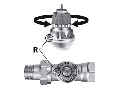 Клапан кутовий Danfoss Dynamic Valve RA-DV 15 1/2"-1/2" (013G7713)