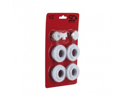Комплект футорок радиатора SD Plus 1/2"х1" SD11115