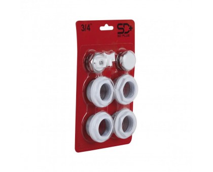 Комплект футорок радиатора SD Plus 3/4"х1" SD11120
