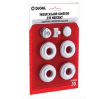 Комплект футорок секционного радиатора DJOUL 1"x1/2"