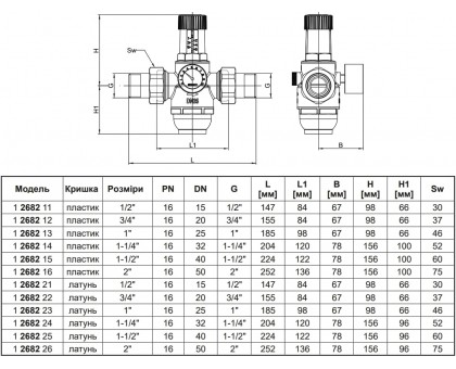 Редуктор давления HERZ Dn 15 1/2" 1268211 