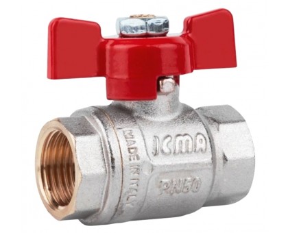 Шаровый кран ICMA 1/2" ВВ PN50 №349 (87349AD11)