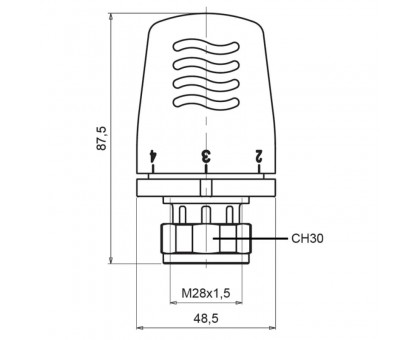 Термоголовка ICMA M28x1,5 №1100