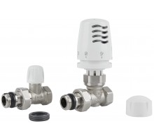 Термостатический комплект прямой с антипротечкой ICMA 1/2" № KIT 1100+775-940+815-940
