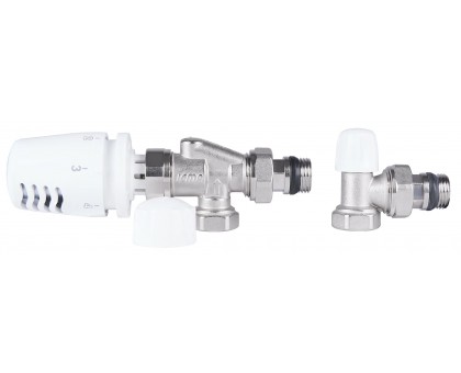 Термостатичний комплект осьовий з антипротіканням ICMA 1/2" № KIT 1100+878-940+805-940