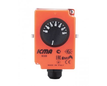 Термостат ﻿накладной Icma № 610 30°С-90°С (9061009053)