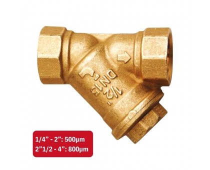 Латунный косой фильтр Itap 1/2" (DN 15) ВВ (1920012) с ревизией