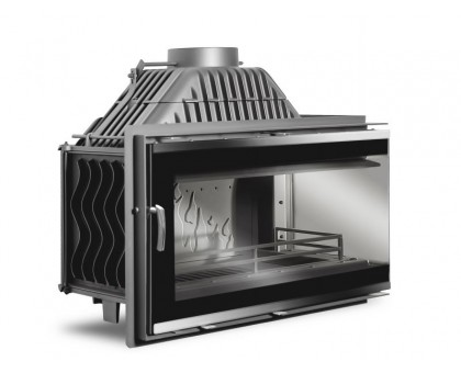 Каминная топка KAWMET W16 с правым боковым стеклом без рамы (14.7 kW)