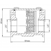Газовий ﻿фільтр Koer KG.F01.A 1/2" ВВ (KR3103) 