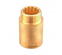 Подовжувач Koer KF.E10-40.WN Ø 1" L 40 мм (KR5673)