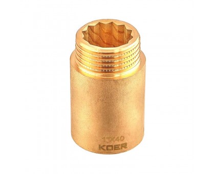 Подовжувач Koer KF.E10-40.WN Ø 1" L 40 мм (KR5673) 