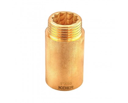 Подовжувач Koer KF.E10-50.WN Ø 1" L 50 мм (KR5674) 