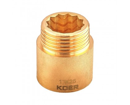 Подовжувач Koer KF.E10-25.WN Ø 1" L 25 мм (KR5671) 
