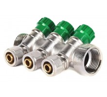 Коллектор вентильный с фитингами Koer KR.1123-3 3/4"x3 (KR2830)