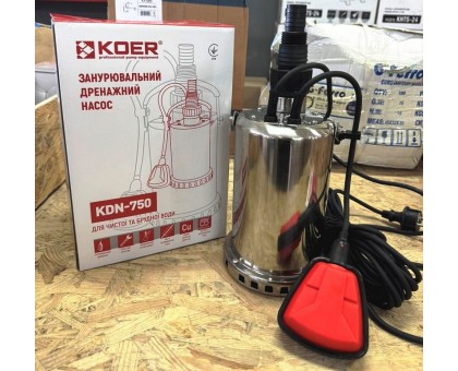 Дренажный насос KOER KDN-400 400 Вт (KP3352) корпус из нержавеющей стали