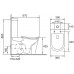 Унитаз компакт эргономичный KOER TT-0202-T3 KR5614 