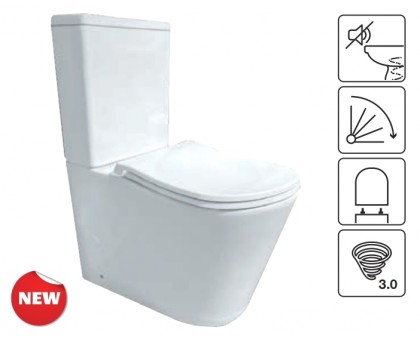 Унитаз компакт эргономичный KOER TT-0202-T3 KR5614 