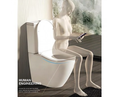 Унитаз компакт эргономичный KOER TT-0202-T3 KR5614 