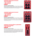 Комплект футорок черного цвета KOER 1/2" SET-01.BLACK