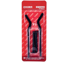Комплект кронштейнов черного цвета KOER SET-07.BLACK 7x165 мм