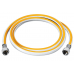 Газовый шланг белый ZERIХ ПВХ ZHG-01-FF1/2"-050 1/2" ГГ 50 см (ZX6156) 