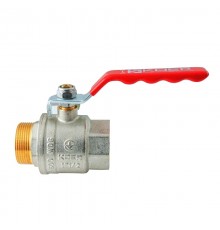 Кран шаровой KOER EXTREME KE.215-40 1 1/2" FM Н/В ГШМ (KR5754) ручка рычаг красная