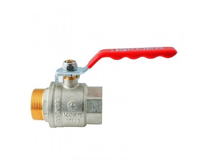Кран кульовий KOER EXTREME KE.215-40 1 1/2" FM З/В ГШМ (KR5754) ручка важіль червона