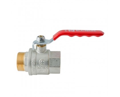 Кран кульовий KOER EXTREME KE.215-32 1 1/4" FM З/В ГШМ (KR5753) ручка важіль червона