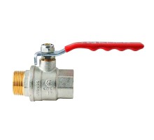 Кран кульовий KOER EXTREME KE.215-25 1" FM З/В ГШМ (KR5752) ручка важіль червона