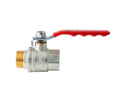 Кран шаровой KOER EXTREME KE.215-25 1" FM Н/В ГШМ (KR5752) ручка рычаг красная