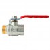 Кран шаровой KOER EXTREME KE.215-25 1" FM Н/В ГШМ (KR5752) ручка рычаг красная