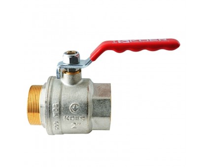 Кран кульовий KOER EXTREME KE.215-50 2" FM З/В ГШМ (KR5755) ручка важіль червона
