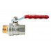 Кран кульовий Koer Extreme KE.215-20 3/4" ЗВ (KR5751) ручка важіль червона