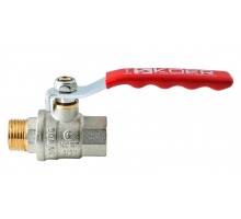 Кран кульовий Koer Extreme KE.215-15 1/2" ЗВ (KR5750) ручка важіль червона