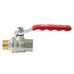Кран кульовий Koer Extreme KE.215-15 1/2" ЗВ (KR5750) ручка важіль червона