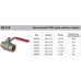 Кран кульовий Koer Extreme KE.215-15 1/2" ЗВ (KR5750) ручка важіль червона
